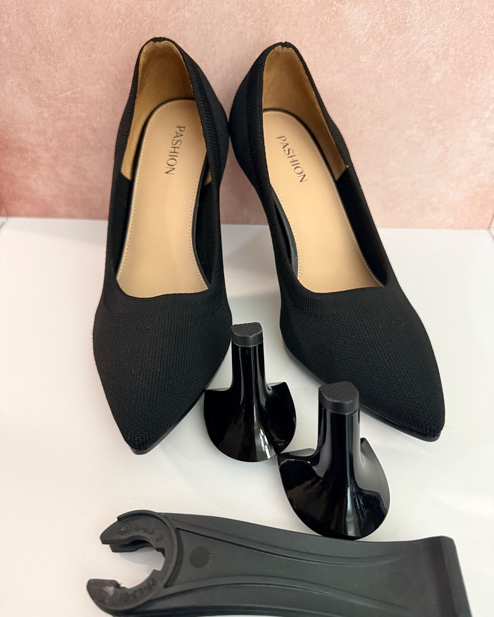 Pashion Footwear Coal Knit Pumps - Picture 7 of 7